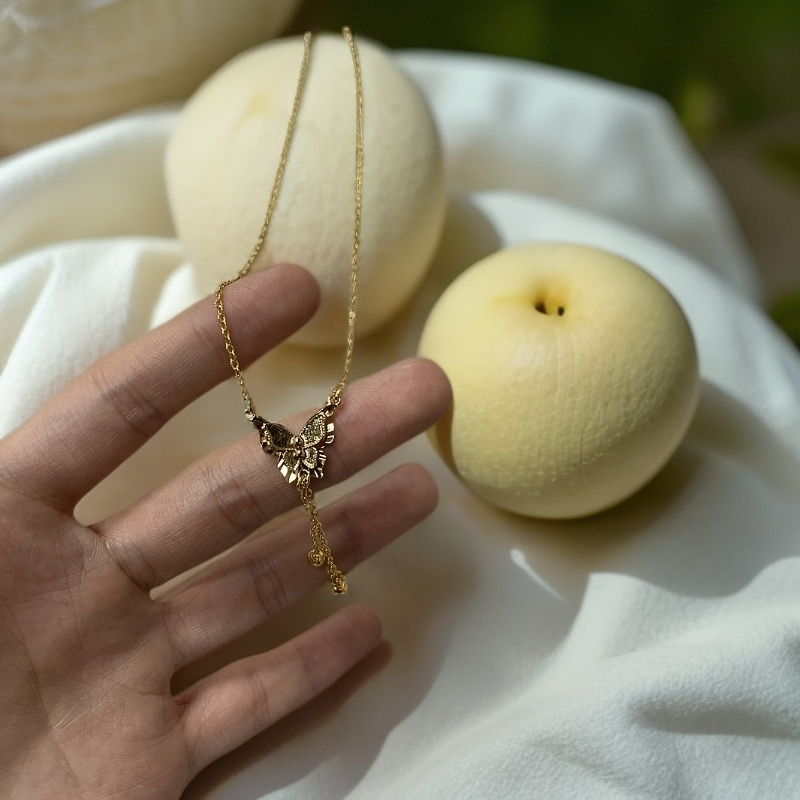 丹凤高奢--蝴蝶AB项链a43DH