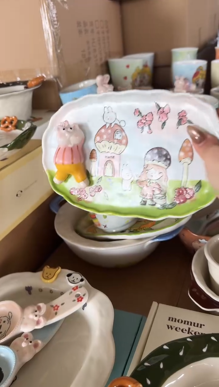 瓷【唯品瓷】手工手绘餐具
