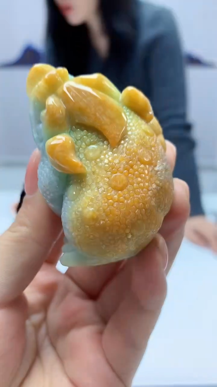 【闪购商品】定制翡翠未镶嵌4852ms-毛货金蟾139