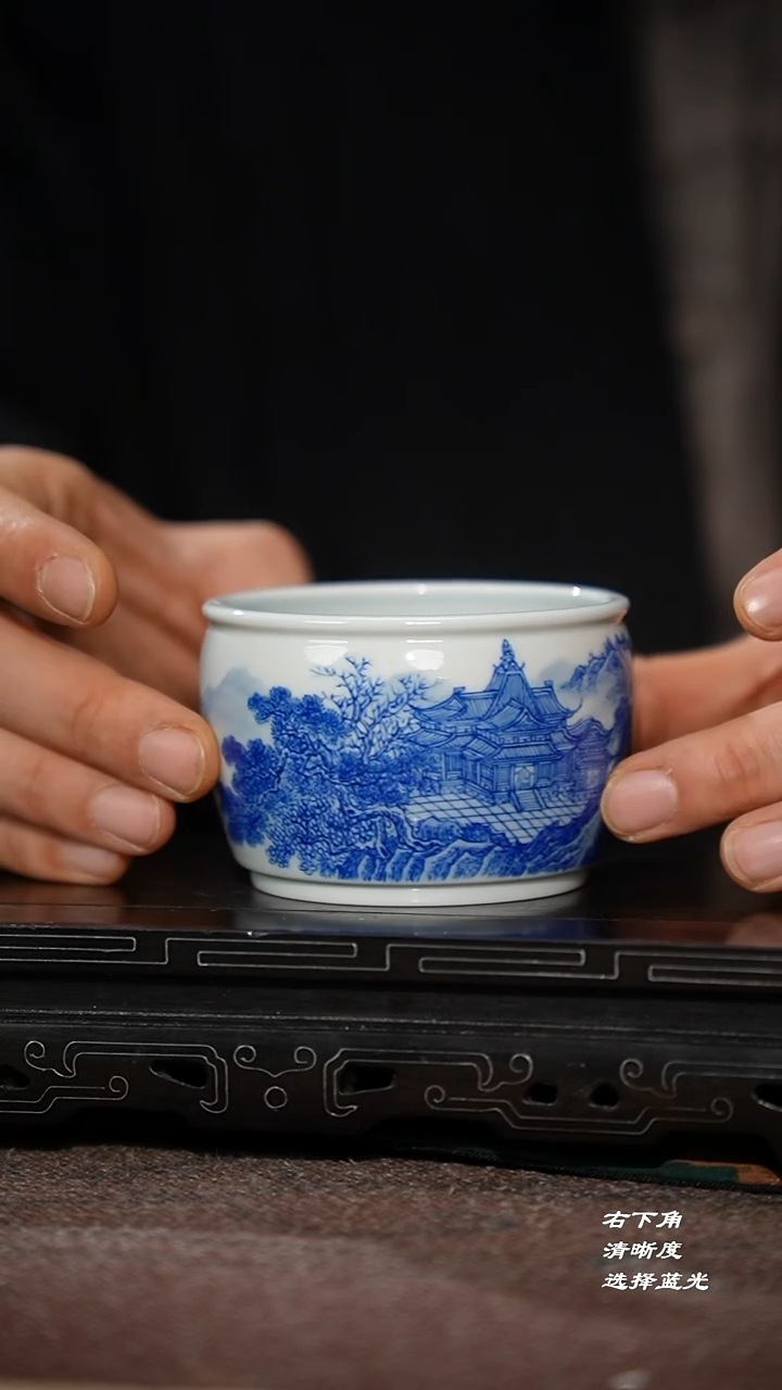 57-1山水唇口缸杯（良朋）