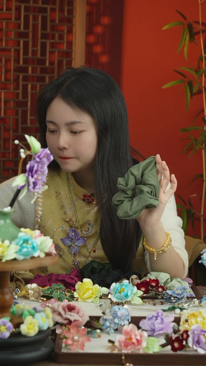 刺绣闪购纯手工非遗国风饰品