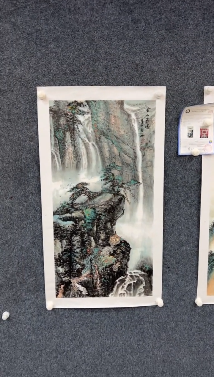 【闪购商品】国画2.10-王夫怀-三尺山水-064