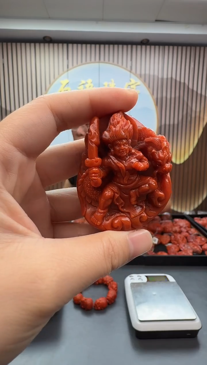 未镶嵌雕刻南红玛瑙071ZB1113产品一个