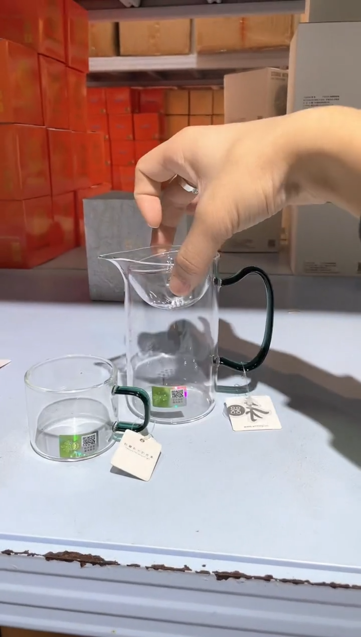 禾器/沁润茶海/墨绿+清禾杯墨绿色一只