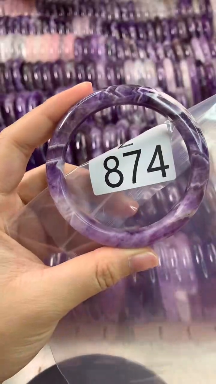 【闪购商品】水晶水晶手镯Z未镶嵌874-58