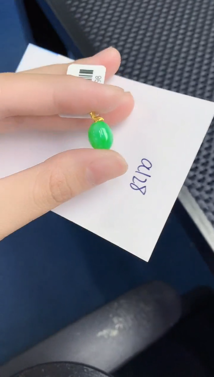 【闪购商品】翡翠颈饰18K金镶嵌000000000
