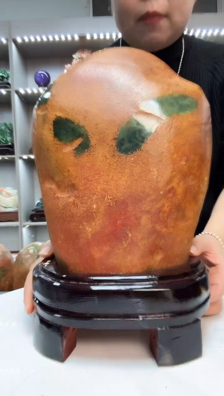 石材天然石材家居摆件办公室客厅玄关高档摆件