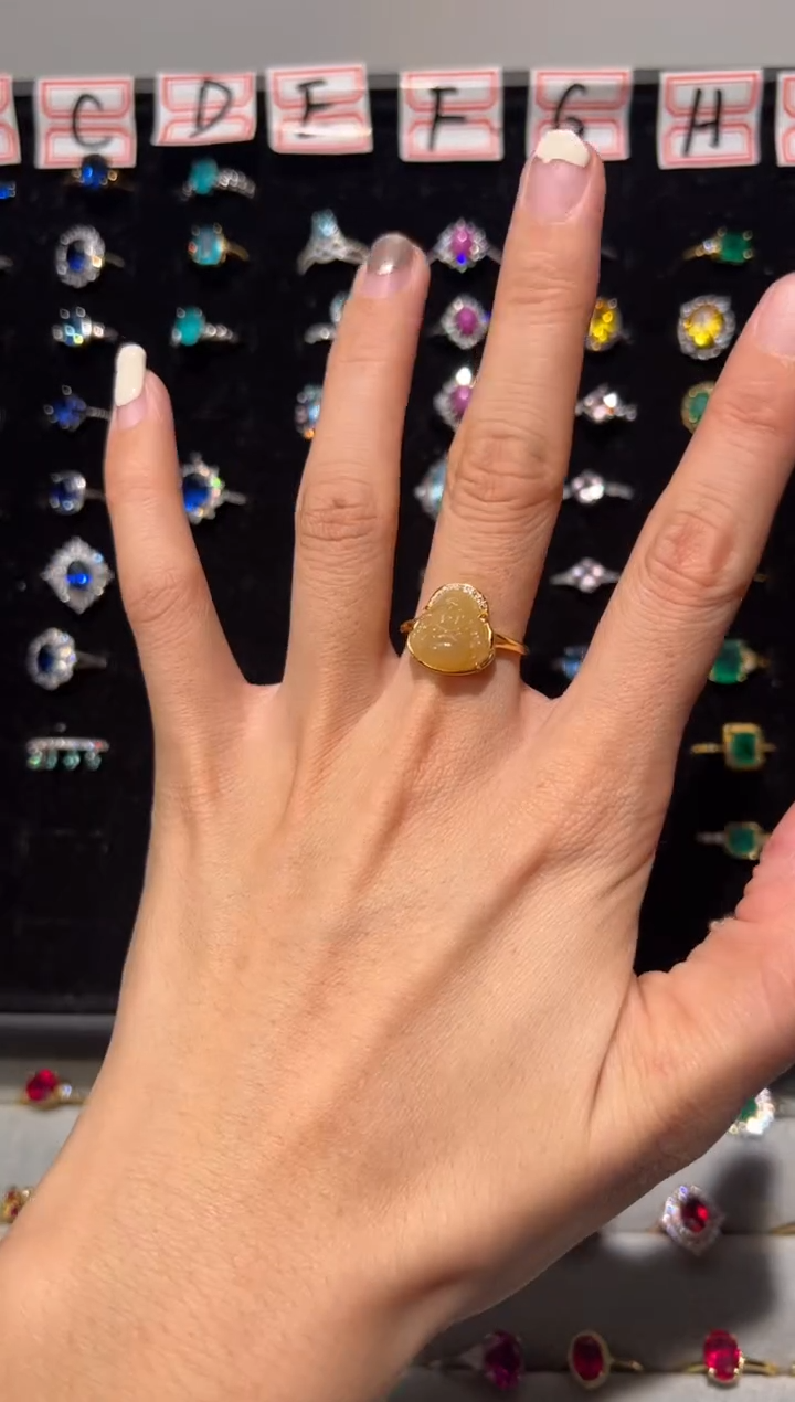 【闪购商品】和田玉戒指未镶嵌452312