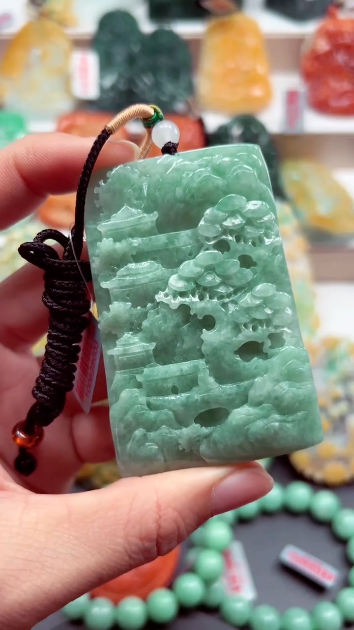 吊坠(不含链)未镶嵌翡翠天然翡翠