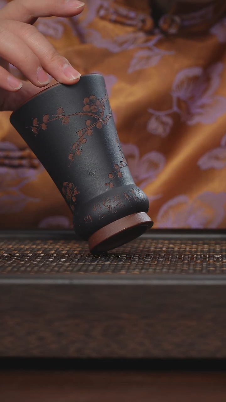 【闪购商品】紫砂茶杯非遗茶器-梅