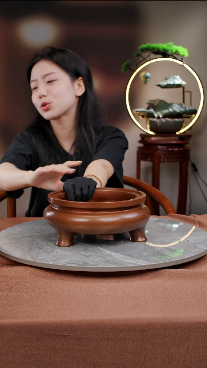 铜紫铜6#鬲式炉2个1111