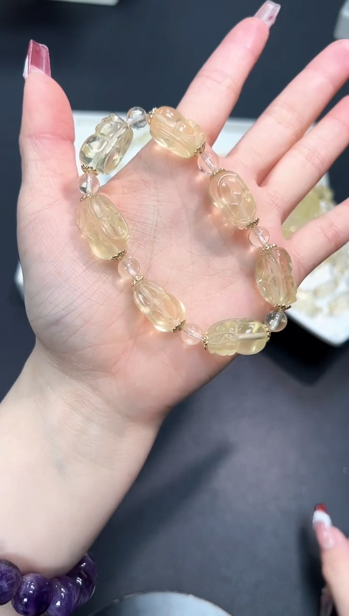 【闪购商品】水晶手串未镶嵌70F多样性发其一/1条默认微瑕