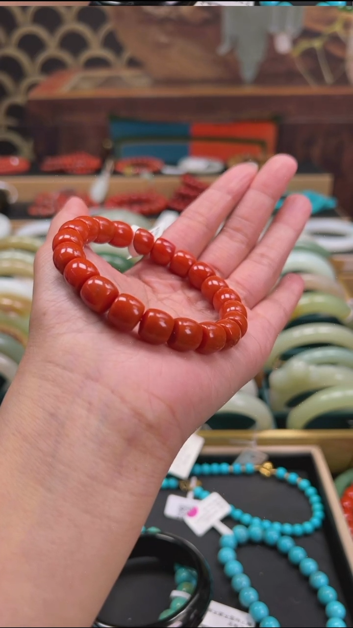 未镶嵌手串南红玛瑙1