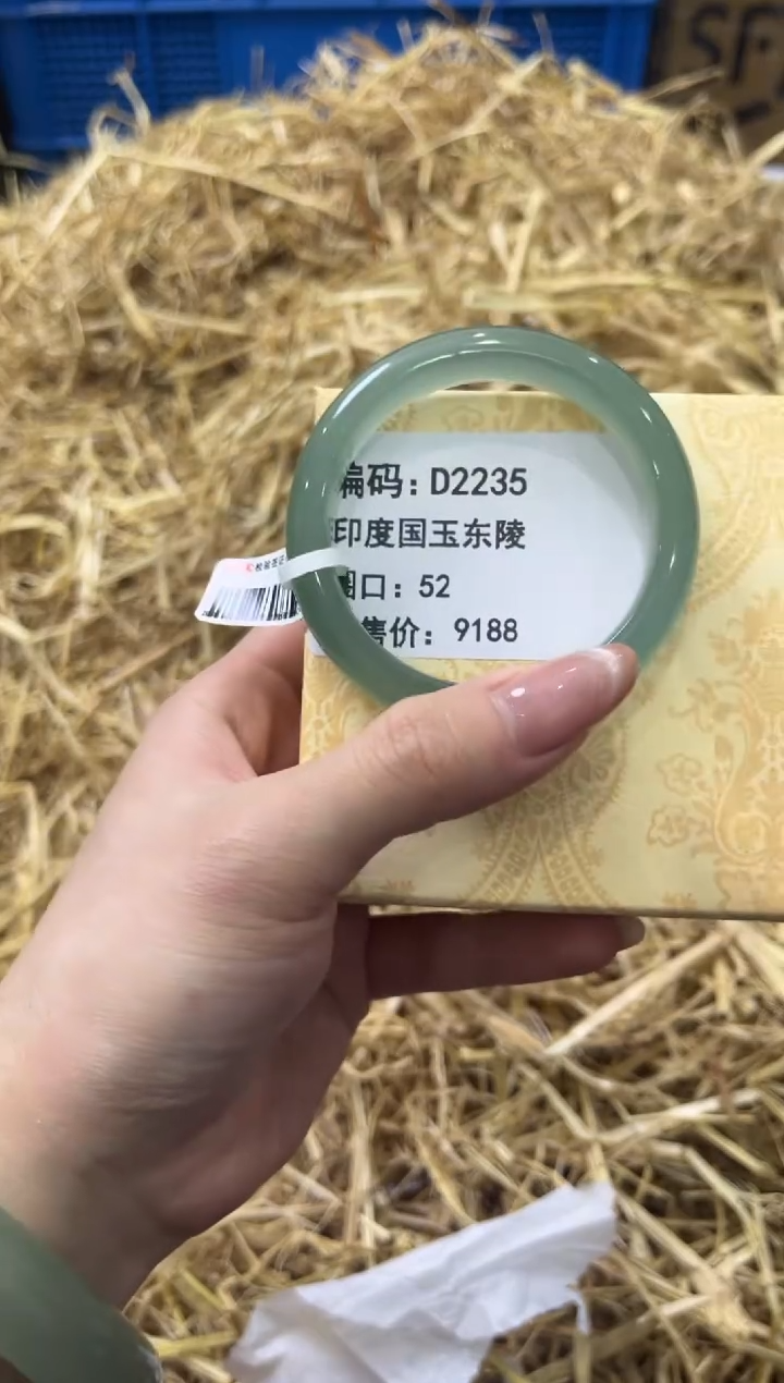 未镶嵌手镯石英质玉D2235