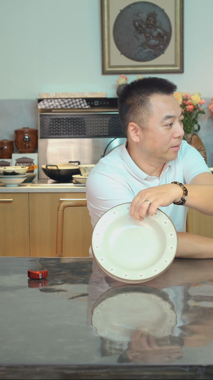 瓷日本进口樱花纹盘子（1对）