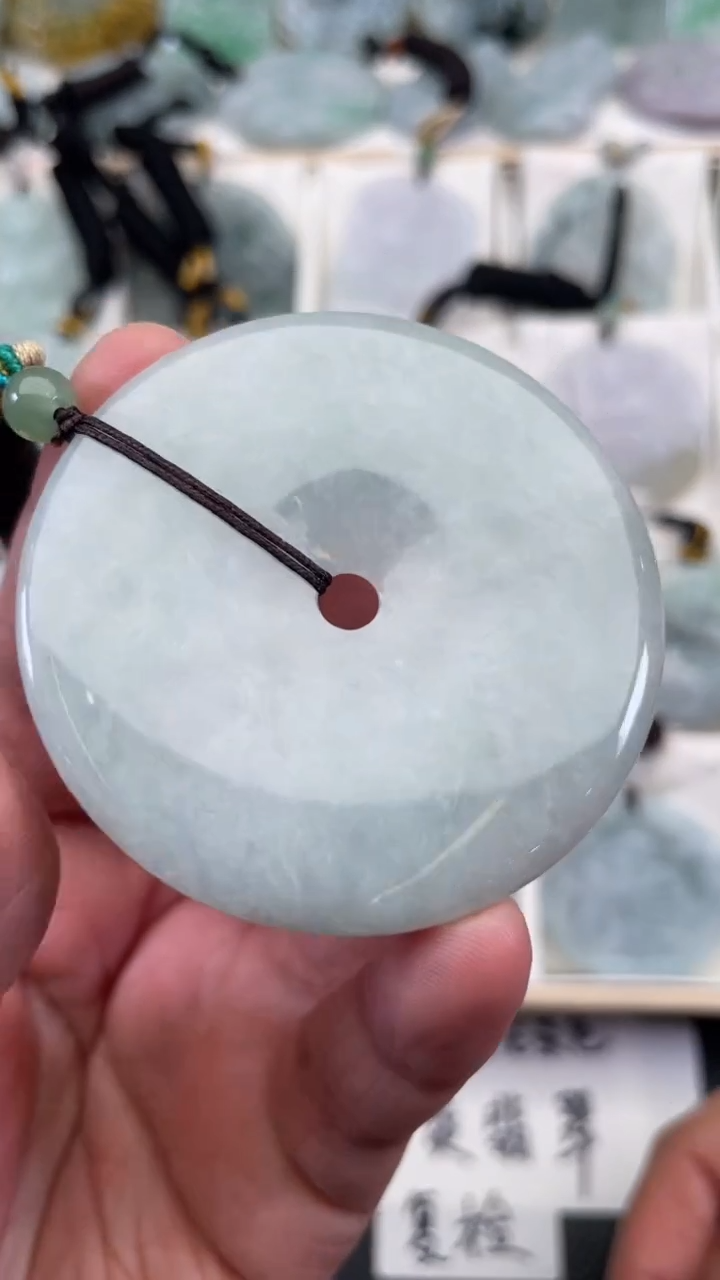 颈饰未镶嵌翡翠天然缅甸翡翠A货264