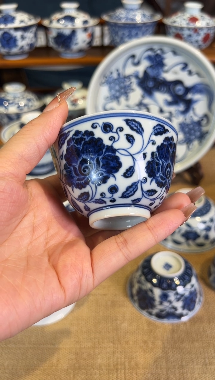 【闪购商品】且斋慕明月季花杯