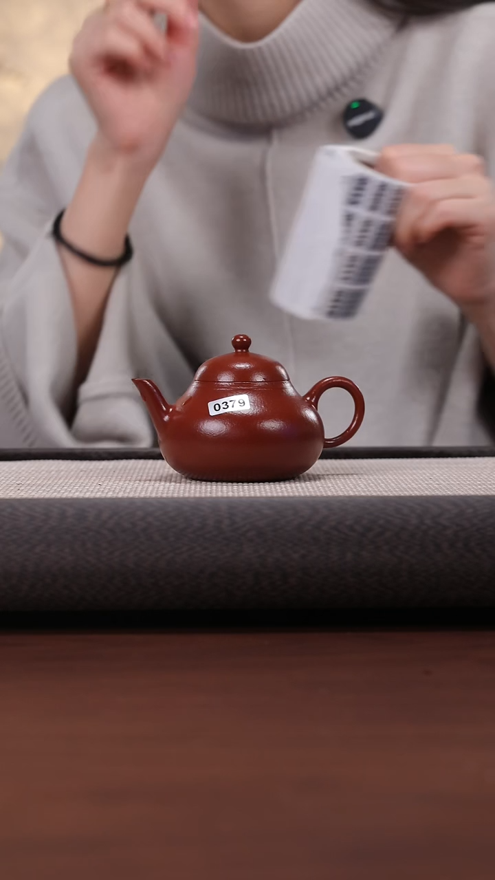 【闪购商品】紫砂茶壶379 DX 大红袍 梨形  170cc