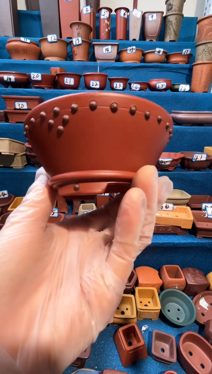 【闪购商品】紫砂紫砂花盆10*4