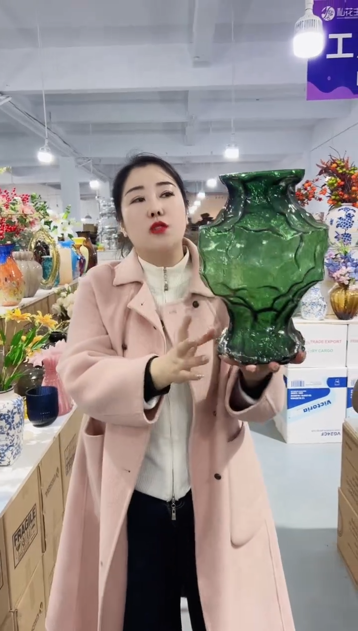 【闪购商品】玻璃XX-花伴你花瓶1-SMU1