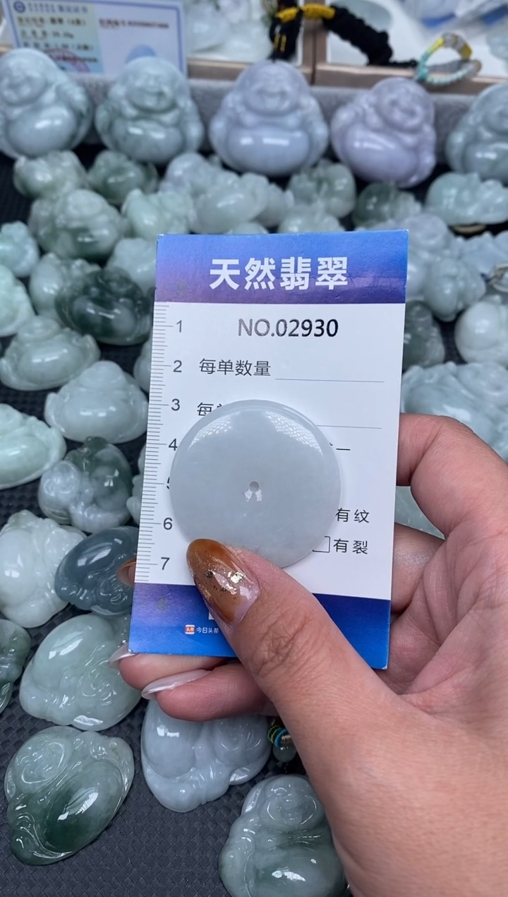 颈饰未镶嵌翡翠纯天然A货翡翠2930