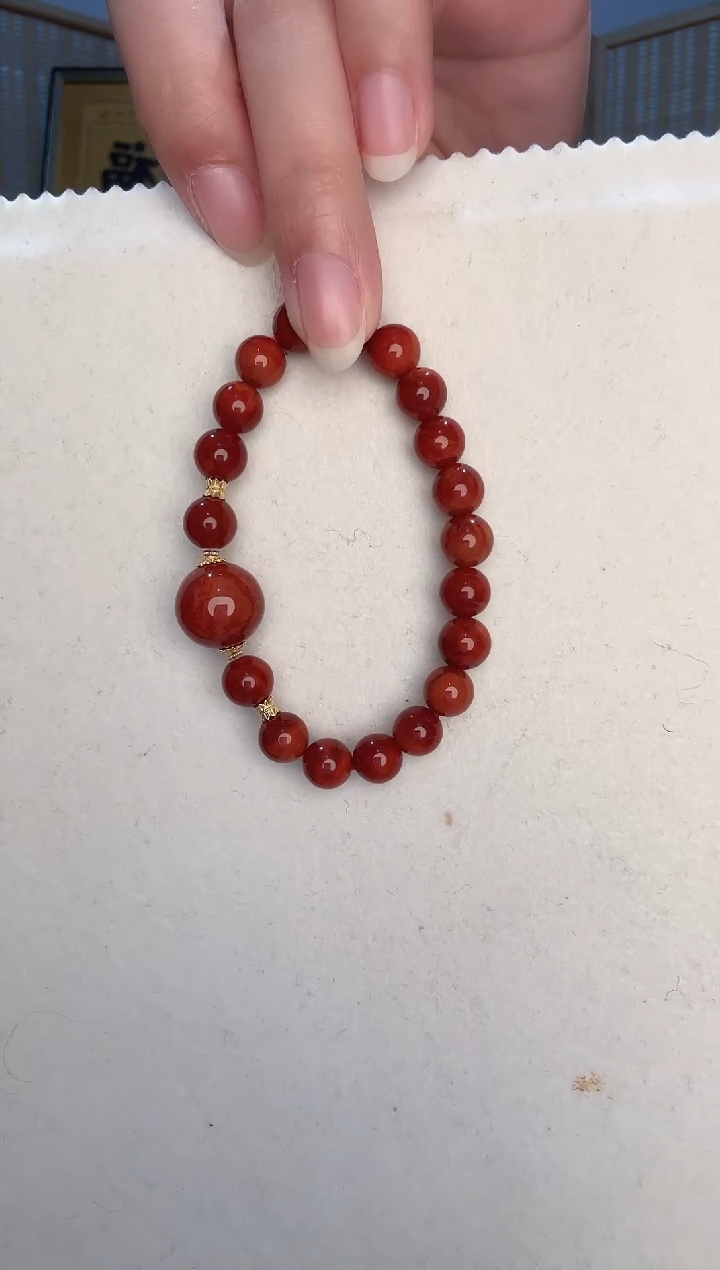 【闪购商品】南红玛瑙手串未镶嵌【富达嘉恒】南红手串