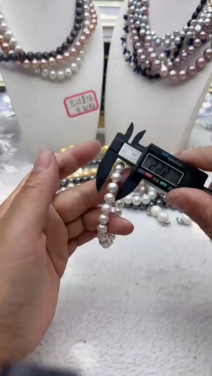 淡水珍珠未镶嵌套链7