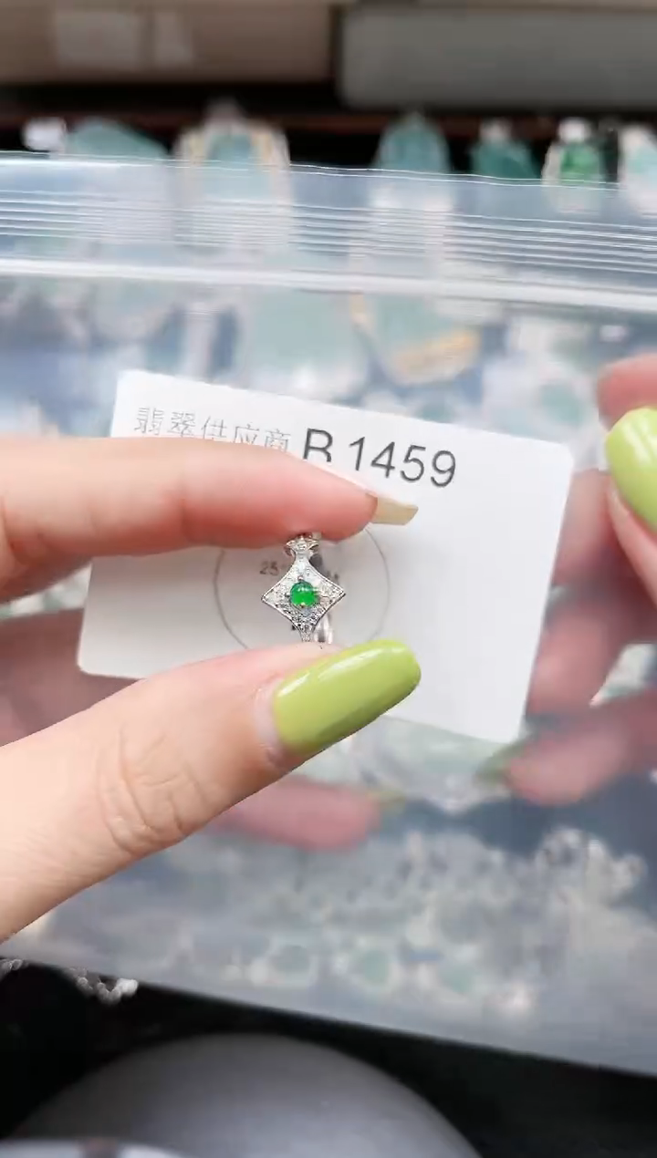 【闪购商品】翡翠颈饰未镶嵌1459赠皮绳