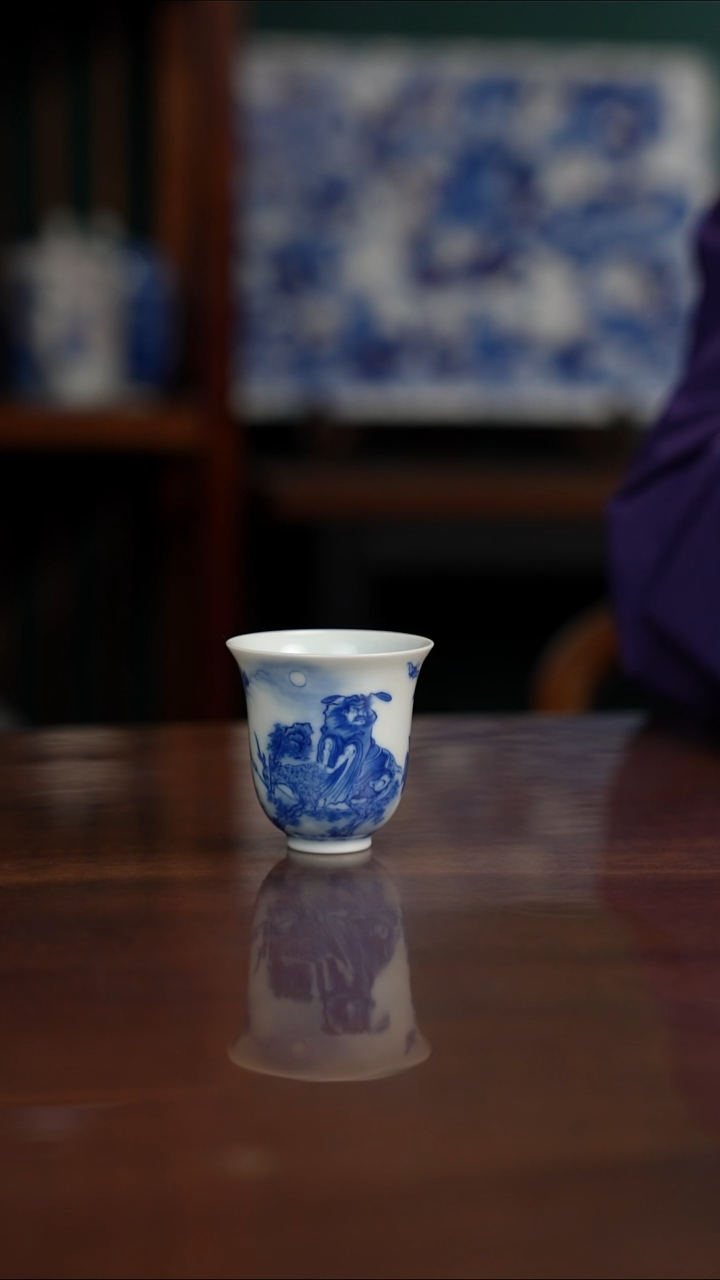 晓竹窑 钟馗引福图