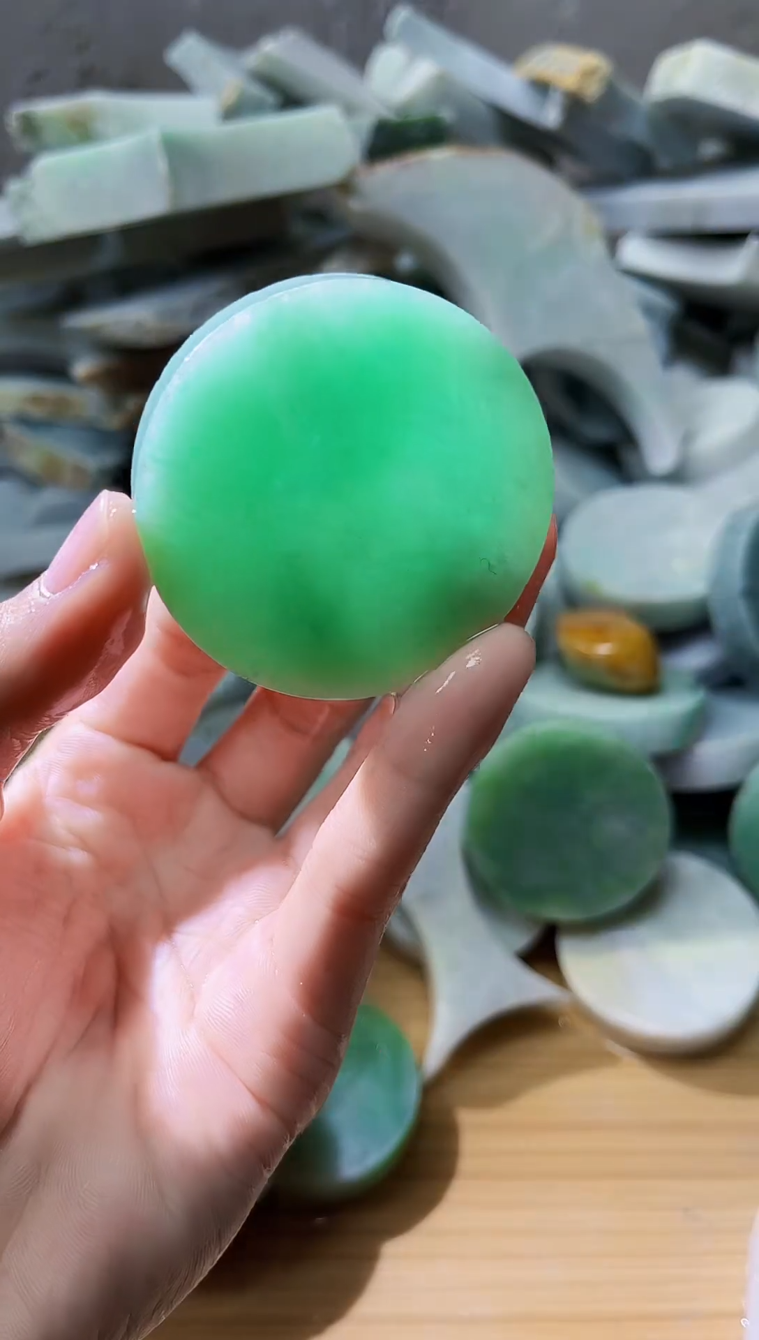 裸石翡翠翡翠a货正品玉石南陈352