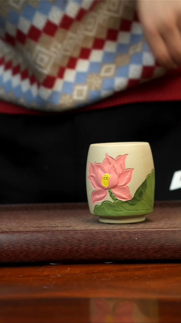 茶壶紫砂宜兴紫砂荷花杯