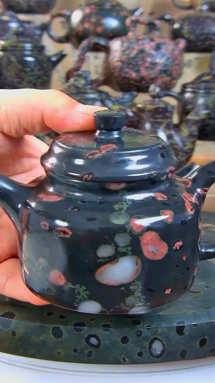 奢上奢梅花玉茶具