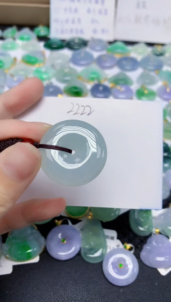 翡翠未镶嵌颈饰天然缅甸翡翠A货