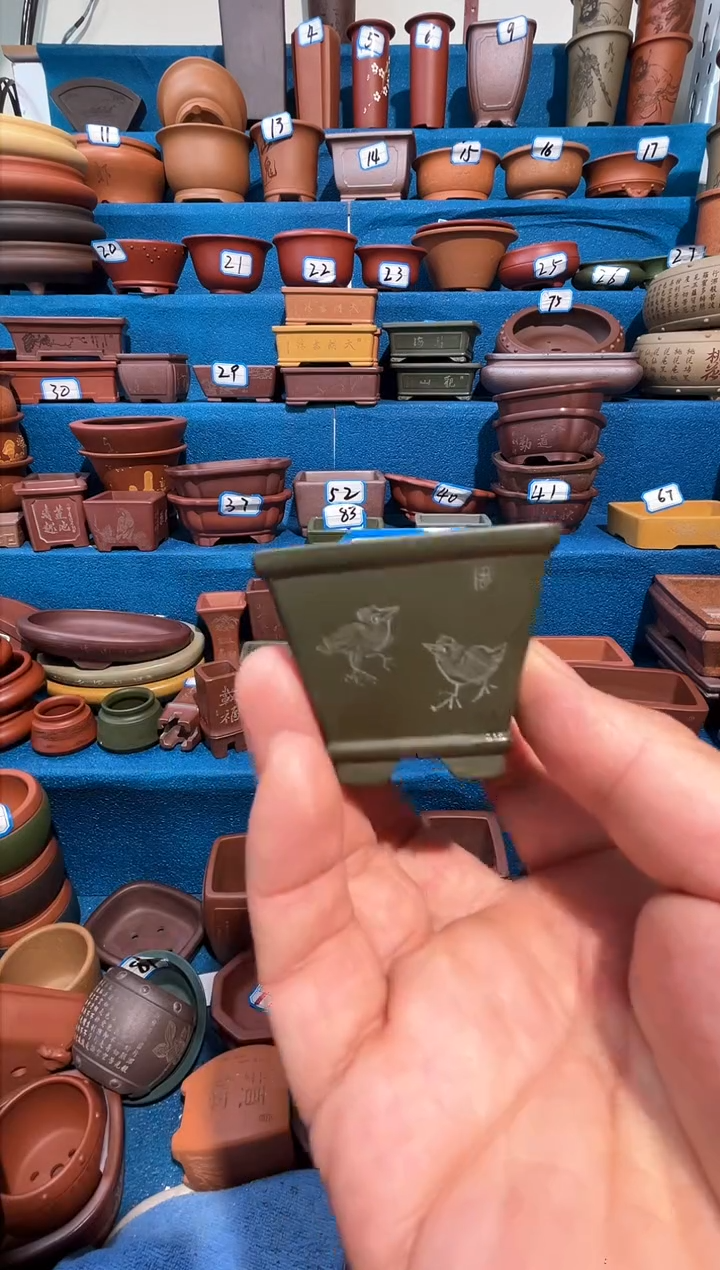 【闪购商品】紫砂紫砂花盆4*3.5