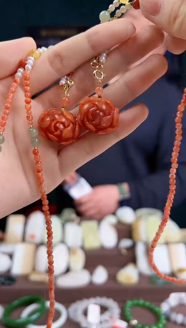 【闪购商品】南红玛瑙颈饰未镶嵌ZZ 拍一发一 多样性发货