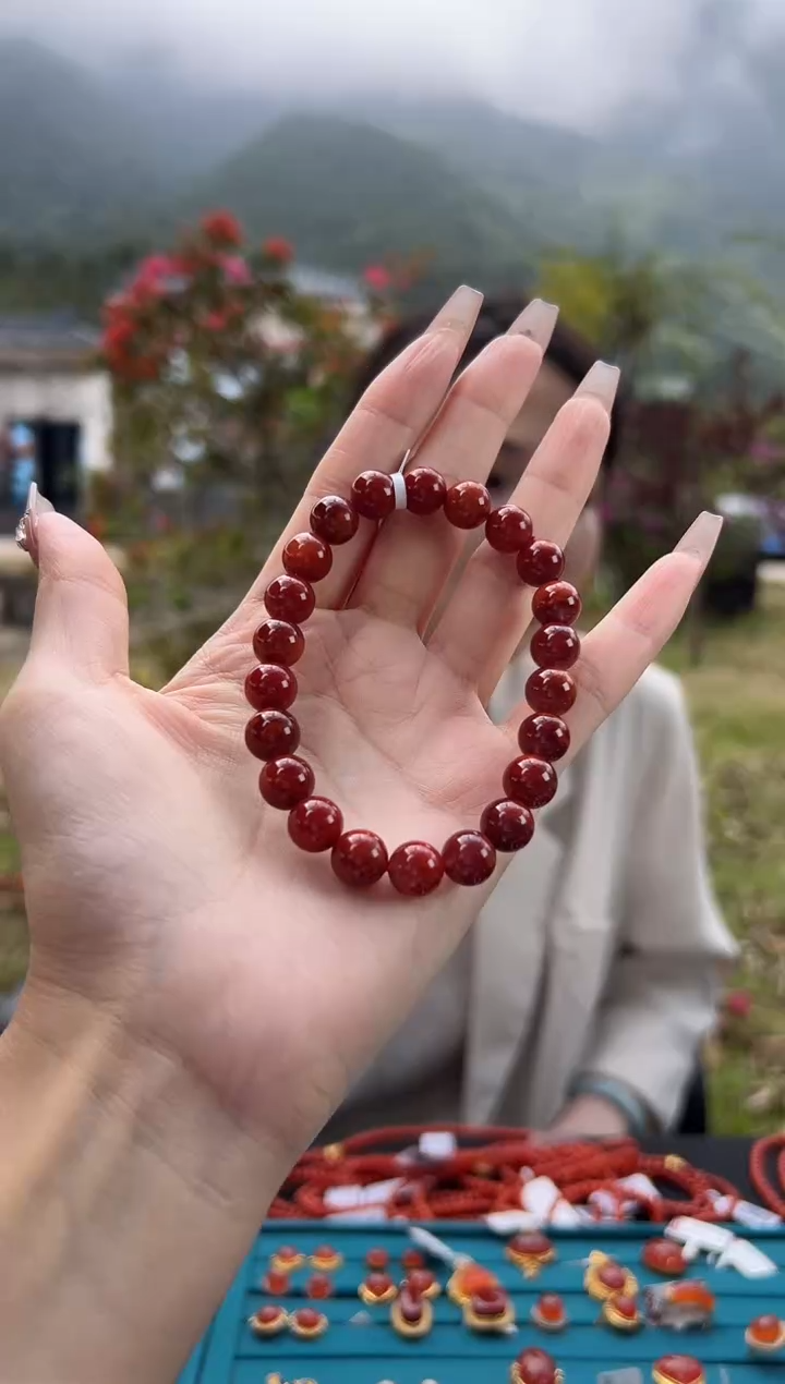 【闪购商品】南红玛瑙手串未镶嵌3.3-8-9（多样式）