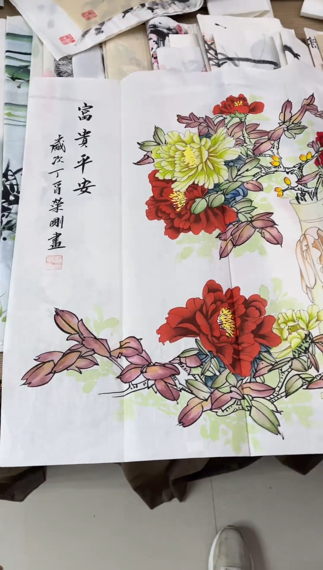 国画11.27国画手绘作品无边框