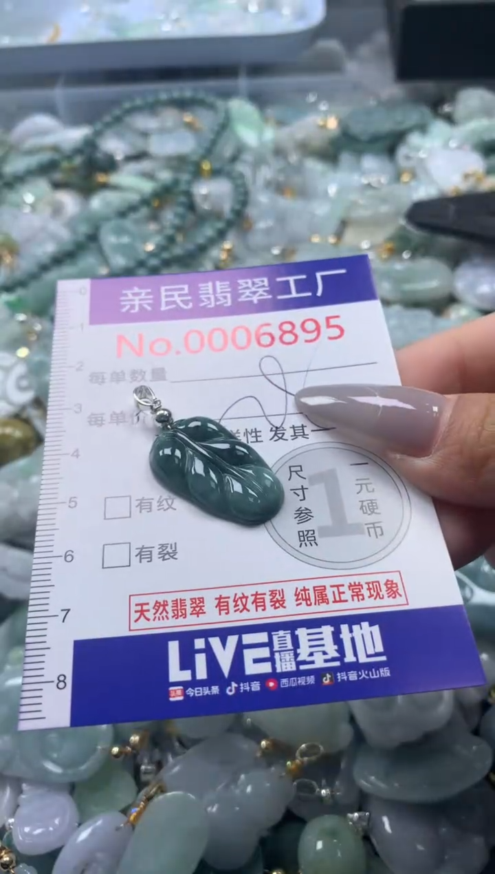 颈饰未镶嵌翡翠6895