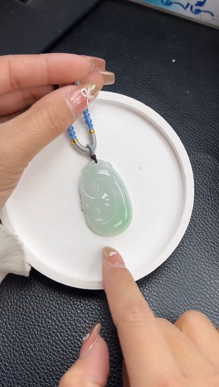 【闪购商品】翡翠颈饰未镶嵌YM-163-6 如意