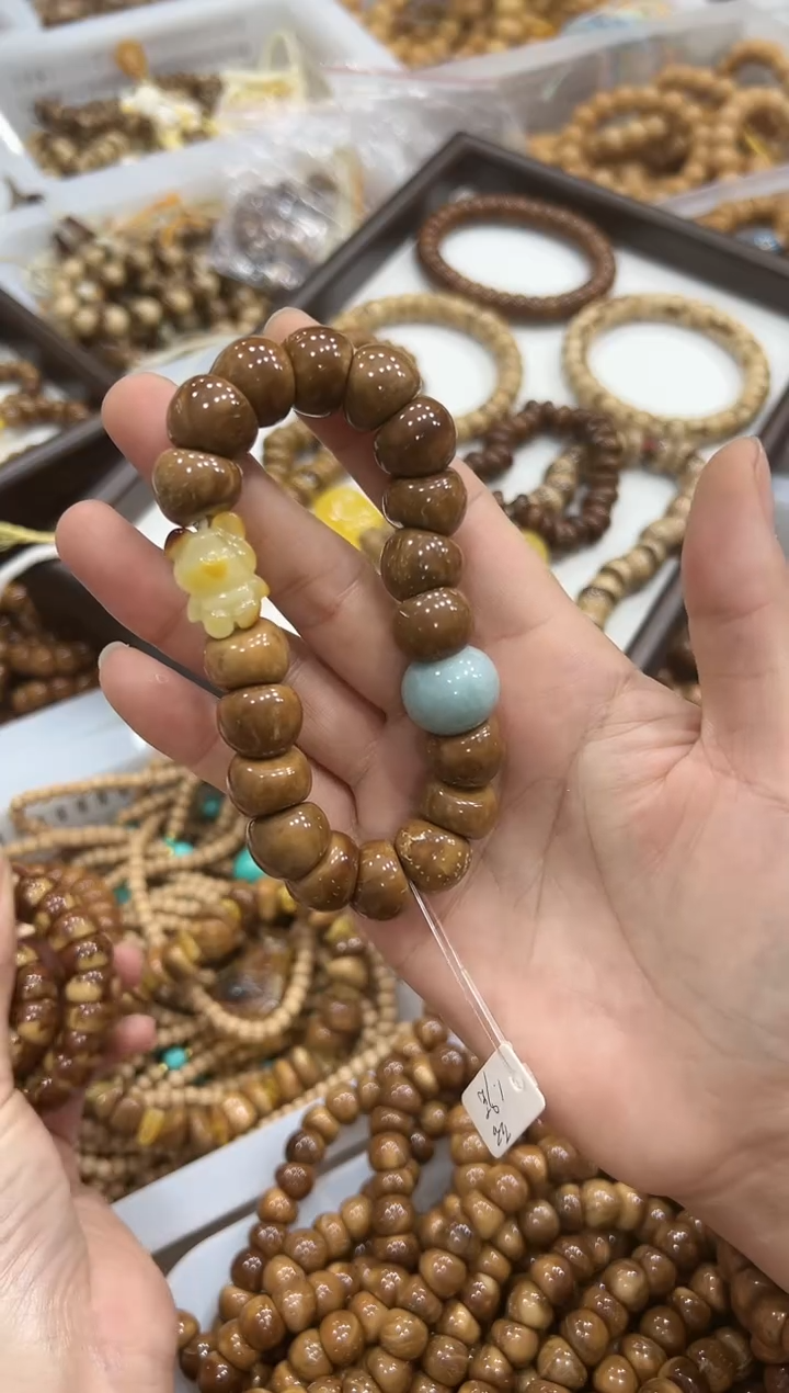 手串库克卡15mm左右蒜瓣大肠 设计款
