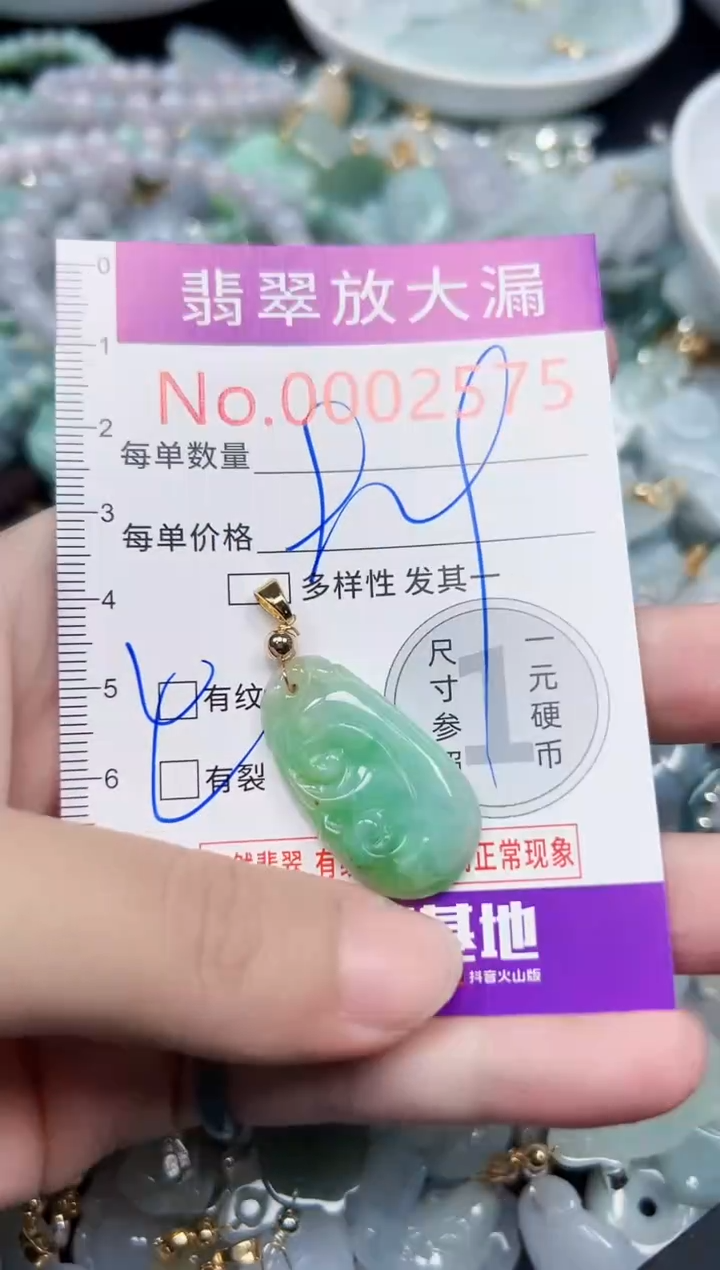颈饰未镶嵌翡翠2575