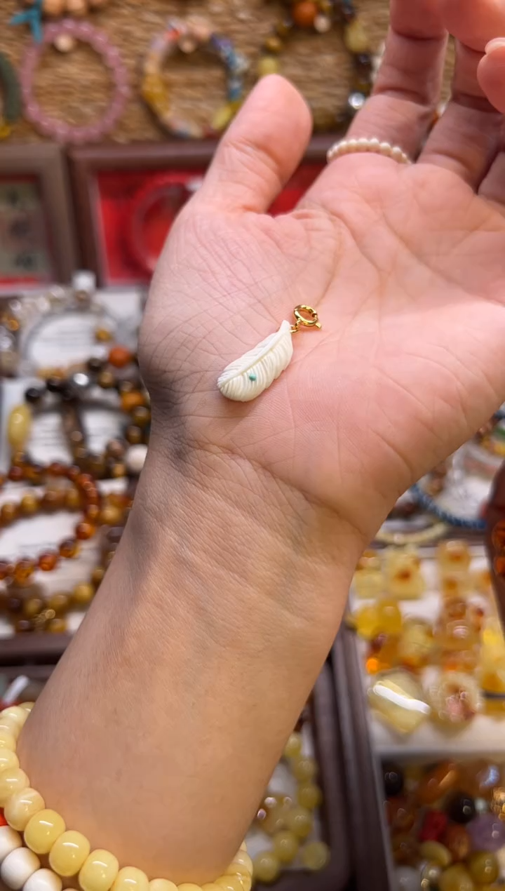 【闪购商品】石膏制品羽毛牙牙