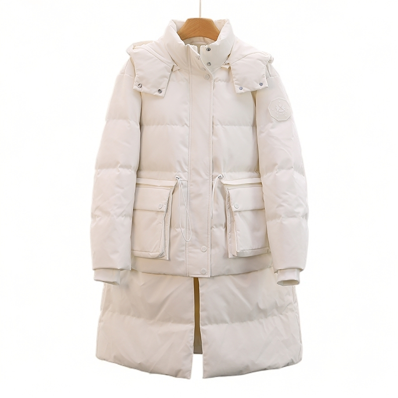 F8354-【力】户外滑雪系列！可拆卸两穿！指洞设计羽绒服#VOS58H082