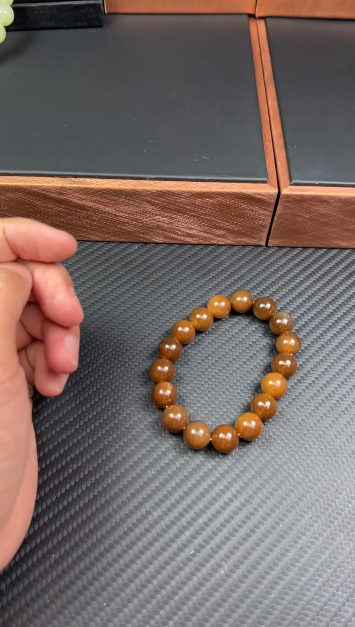 【闪购商品】和田玉手串未镶嵌若羌微色差卡12