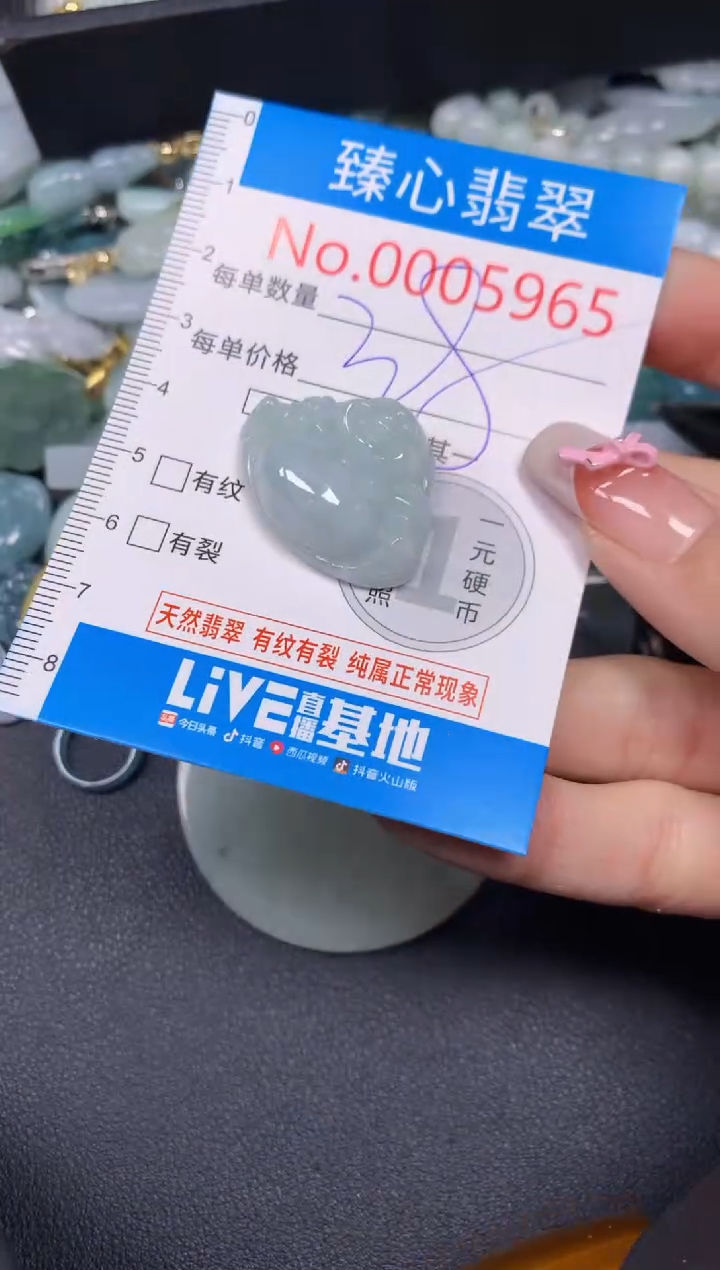【闪购商品】翡翠颈饰未镶嵌含绳0005965