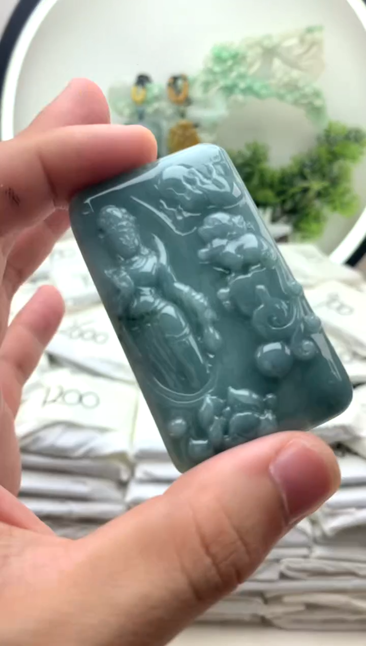颈饰未镶嵌翡翠文殊