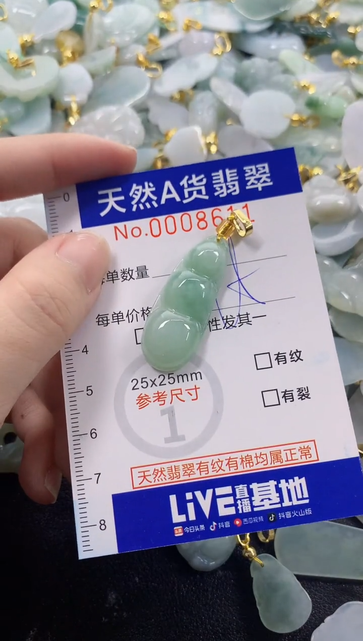 颈饰未镶嵌翡翠天然A货翡翠