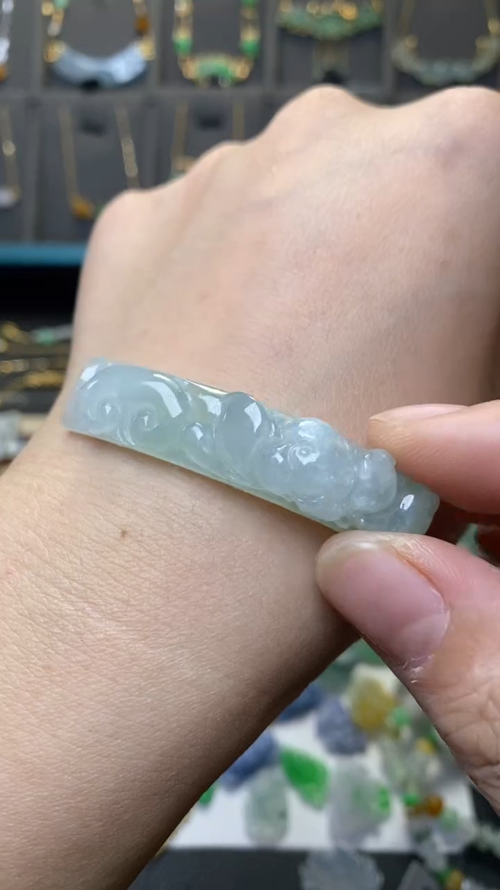 颈饰未镶嵌翡翠40298