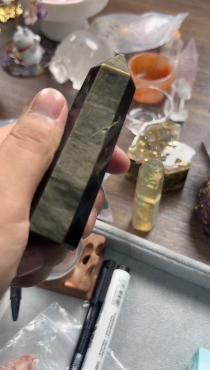 未镶嵌黑曜岩珠宝奇石无*M613