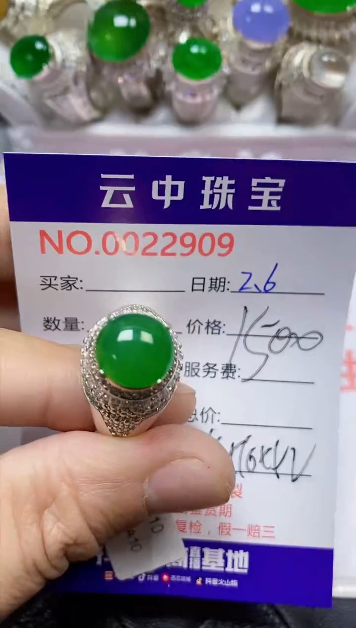 【闪购商品】翡翠戒指未镶嵌/29090000